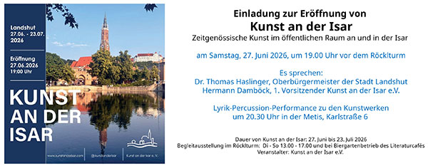 Einladung Kunst an der Isar