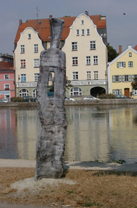 Kunst an der Isar, Blick zur Isargestade